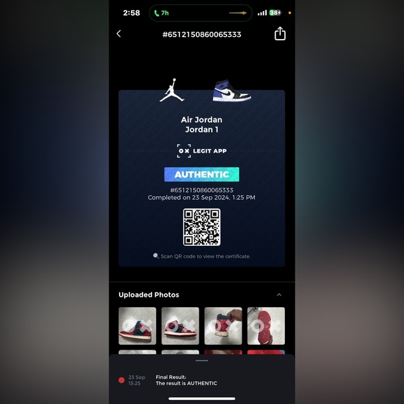 Nike Air Jordan 1 Mid Retro Gym Red Dark Sea Size 11 Basketball Men Shoes Rare - Picture 7 of 8